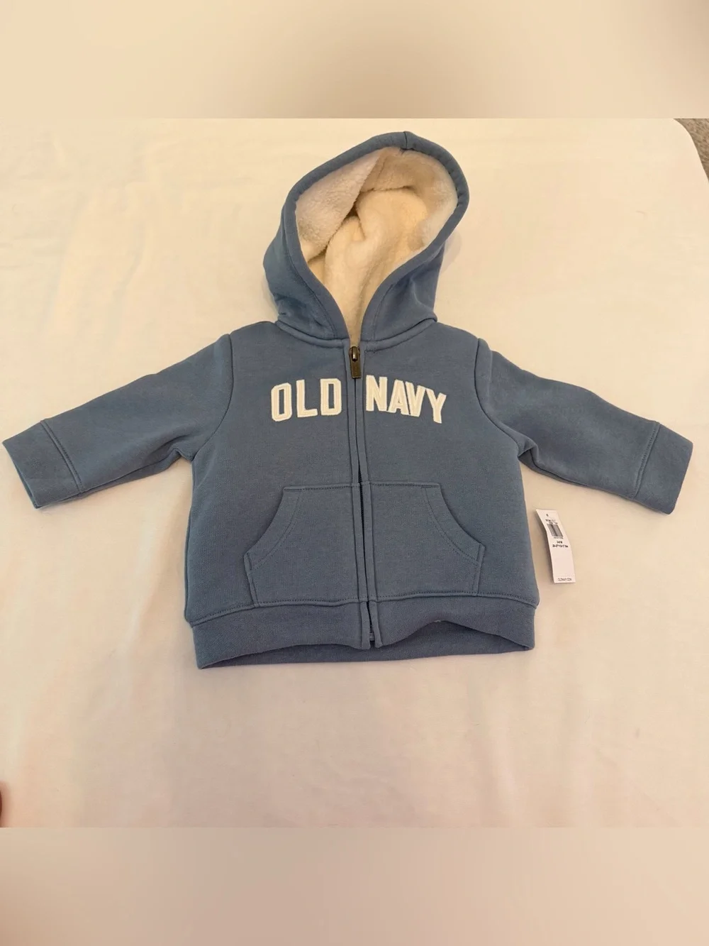 Old Navy Sherpa Lined Zip Hoodie NWT Baby‎ Size 3-6 Months